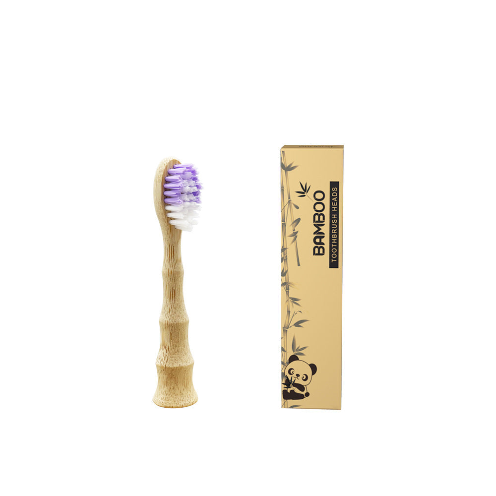 Biodegradable Organic Bamboo Electric Toothbrush Head