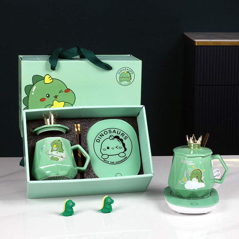 Fashion Crown Dinosaur Thermostat Mug Set