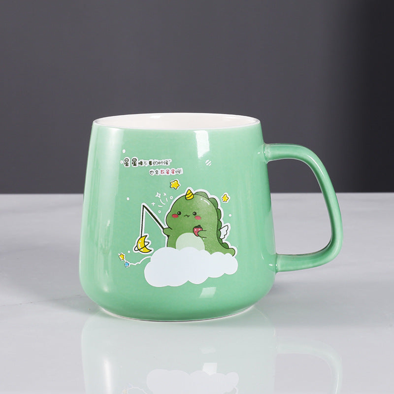 Fashion Crown Dinosaur Thermostat Mug Set