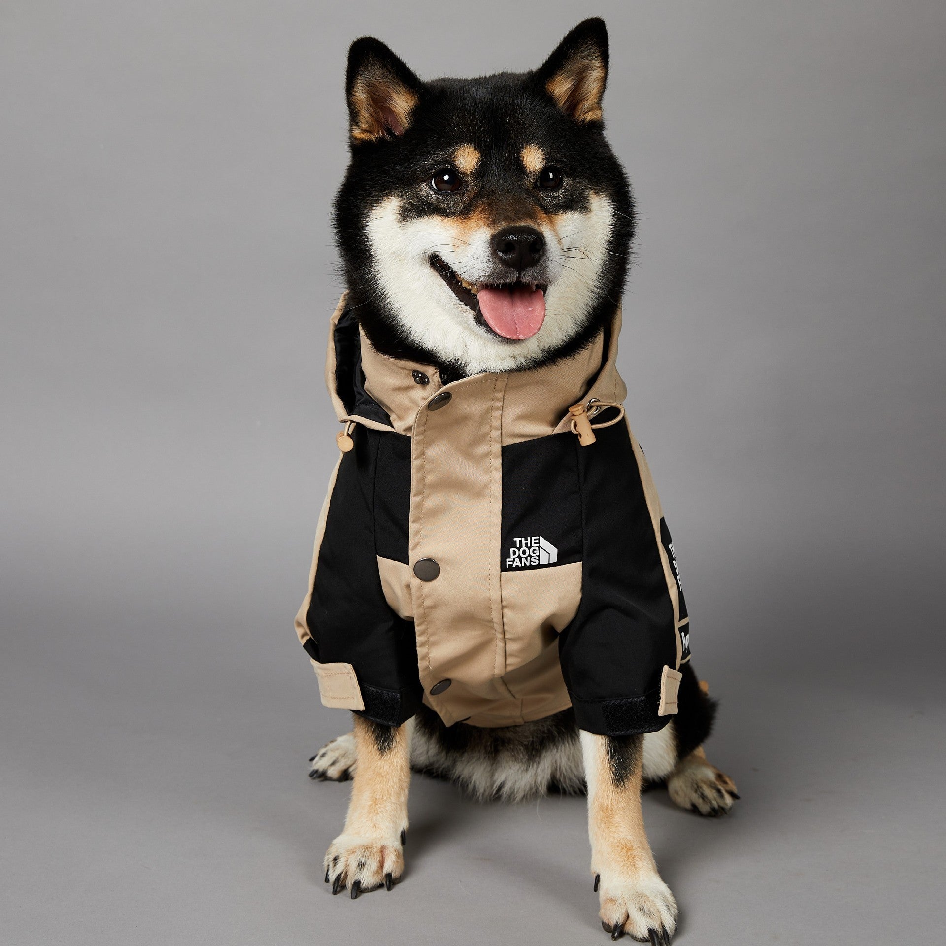 Khaki Dog Pet Shell Jacket