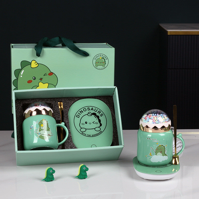 Fashion Crown Dinosaur Thermostat Mug Set