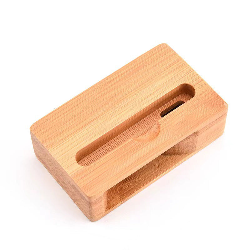 Bamboo Loudspeaker Multifunctional Bamboo Mobile Phone Bracket Base