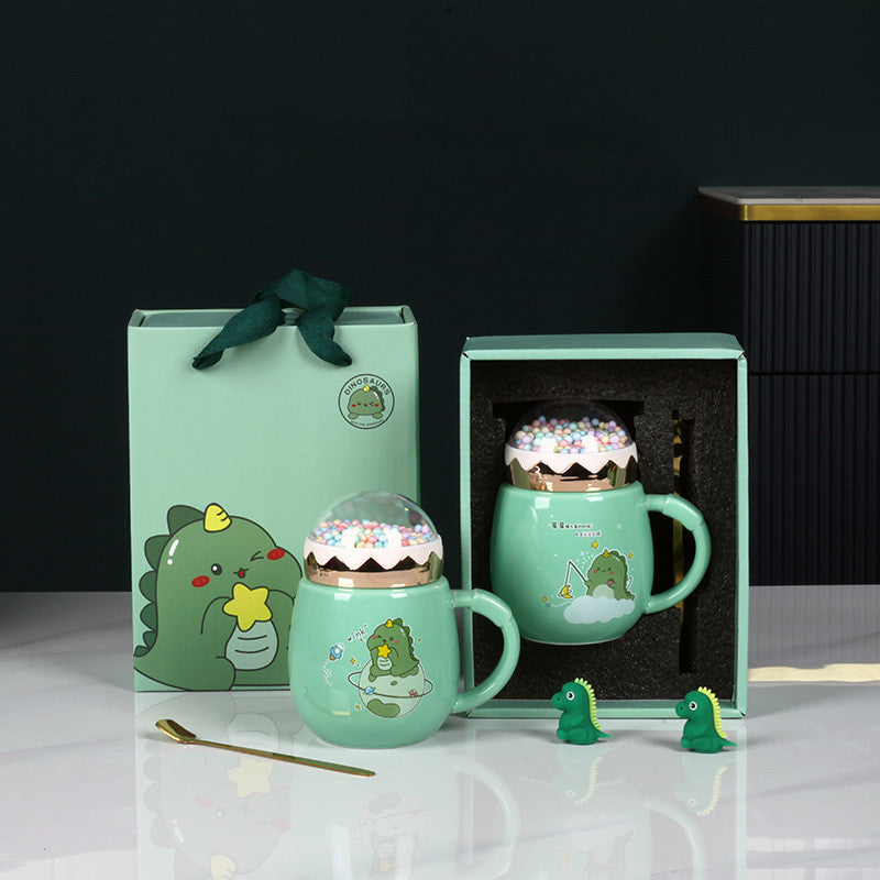 Fashion Crown Dinosaur Thermostat Mug Set